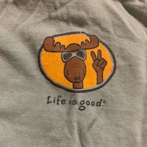 Life Is Good Moose Tee